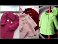 Very stylish and trendy baby hand knitted woolen coat designbeautiful baby knitted sweater design