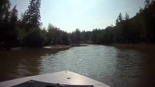 Jetboating on the Pine River BC