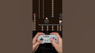 SPEEDY MINE CARTS - Kaizo Mario #shorts #kaizo #mario