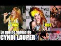 CYNDI LAUPER LO QUE NO SABIAS DE ELLA, EN LINEA DE TIEMPO