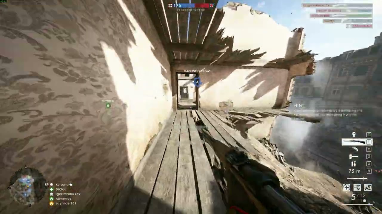 Battlefield 1 Gameplay - Amiens (standard issue rifles)