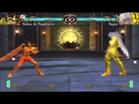 Saint Seiya - Sagitario Seiya V2 Vs Geminis Saga - YouTube