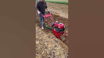 Orchard greenhouse management rotary tiller One machine for multiple uses saves time, effort🥶#shorts