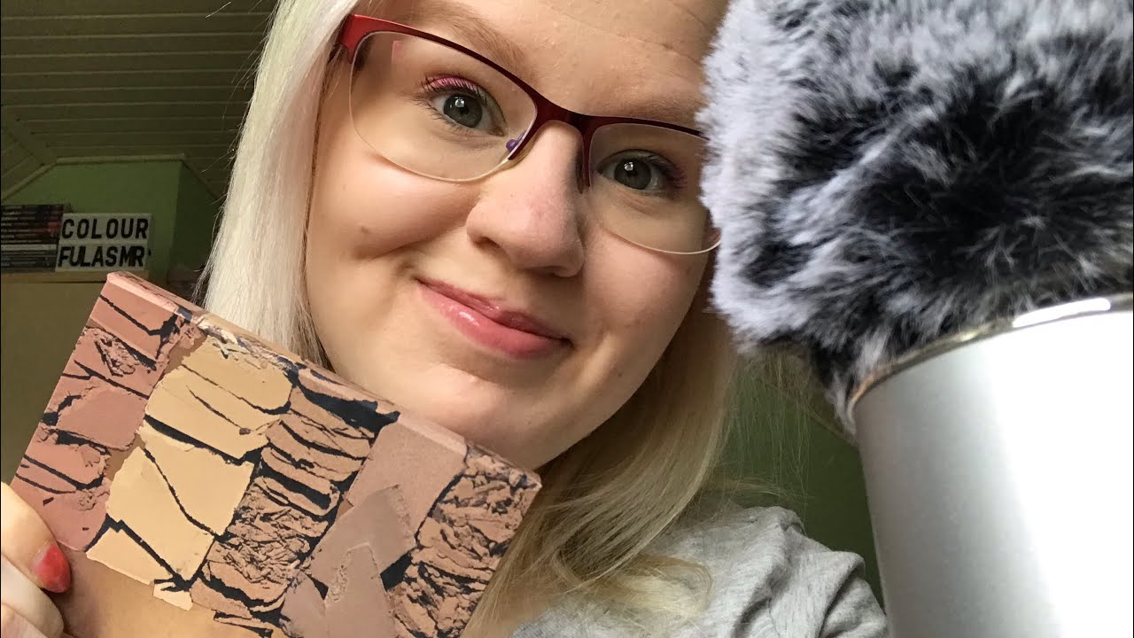 ASMR Doing My Makeup + Telling What Each Product Is For