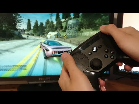 STEAM CONTROLLER AS STEERING WHEEL