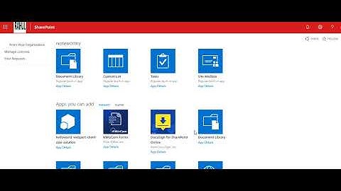 How to install / add apps in Sharepoint through app catalog