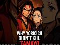 Why Yoriichi Let a Demon Live 😱🩸#Yoriichi #Tamayo #DemonSlayer #AnimeFacts #Muzan #KimetsuNoYaiba