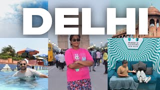 Snow city | Fun & food park | museum of illusion | Delhi tour | Delhi vlog