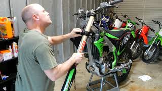 Let's Fix It: 2021 KX250F Stubborn Steering Stem Bearings