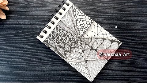 8 Creative Zentangle Patterns For Beginners || Easy Doodle Patterns Tutorial || Zentangle Art