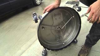 Rotary cleaner with blocked nozzle
