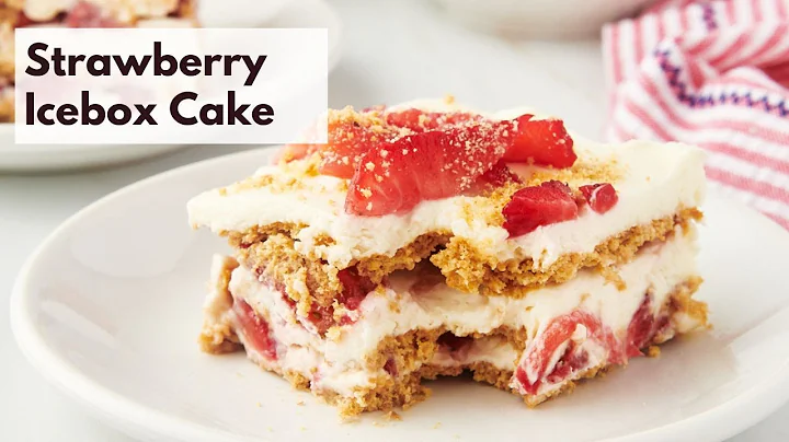 Easy Strawberry Icebox Cake (No-Bake Summer Dessert!)