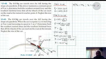 13–69 Kinetics of a Particle: Force and Acceleration (Chapter 13: Hibbeler Dynamics) Benam Academy