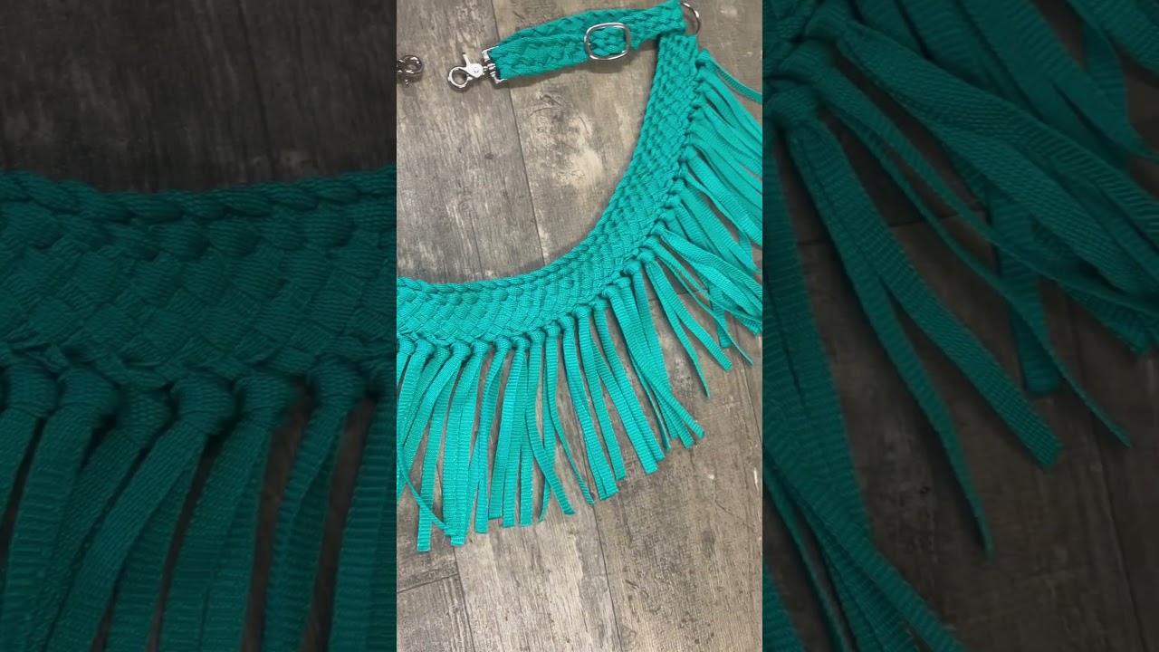 Teal mule tape tripping collar 