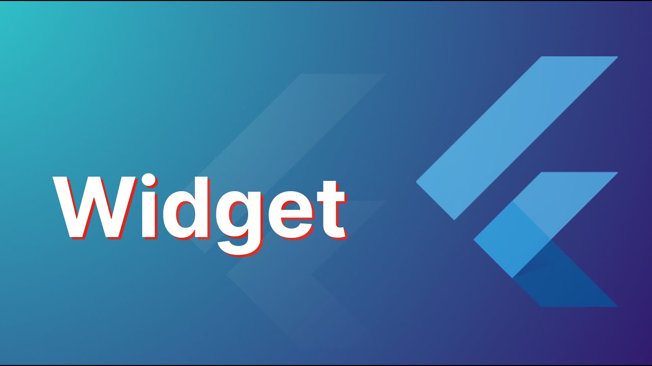 Le Widget en Flutter - YouTube