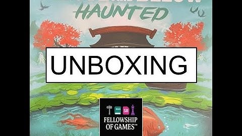 Unboxing Haunted Above and Below Boardgame