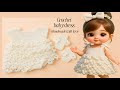 كروشيه فستان وافرول بيبي بنات جديد 2025 Crochet Very Beautiful Baby Dress Overalls Crochet 