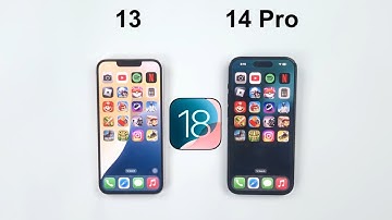 iOS 18 SPEED TEST - iPhone 14 Pro vs iPhone 13 Comparison
