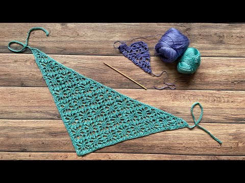 Lacy Hair Kerchief Crochet Pattern Free