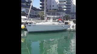 Day Skipper manoeuvres in Ocean Village, Gibraltar with Rock Sailing