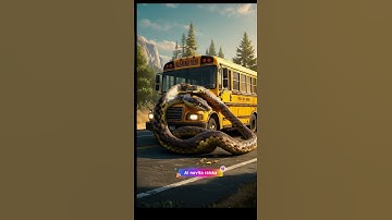NATURE EXPLORATION |ABANDONED TRUCK|GIANT PYTHON #phyton #subscribe #ai #animation #trending #nature