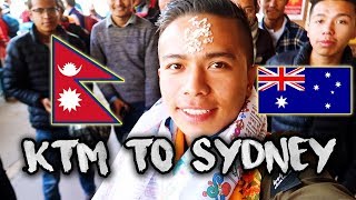 KATHMANDU TO SYDNEY, AUSTRALIA | SAYONARA NEPAL