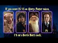 Guess the Harry Potter Character by Voice! 🪄 | Part 1