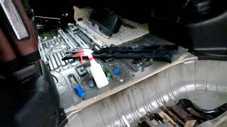 セレナに大量の灯油をこぼした