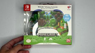 ASMR UNBOXING MINECRAFT SWITCH PRO CONTROLLER & REVIEW