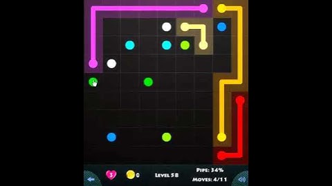 flow game facebook - 9 x 9 mania level 58 Connect the dots