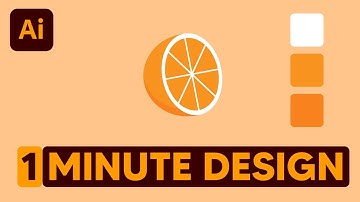 1-Minute Illustrator (Orange illustration)