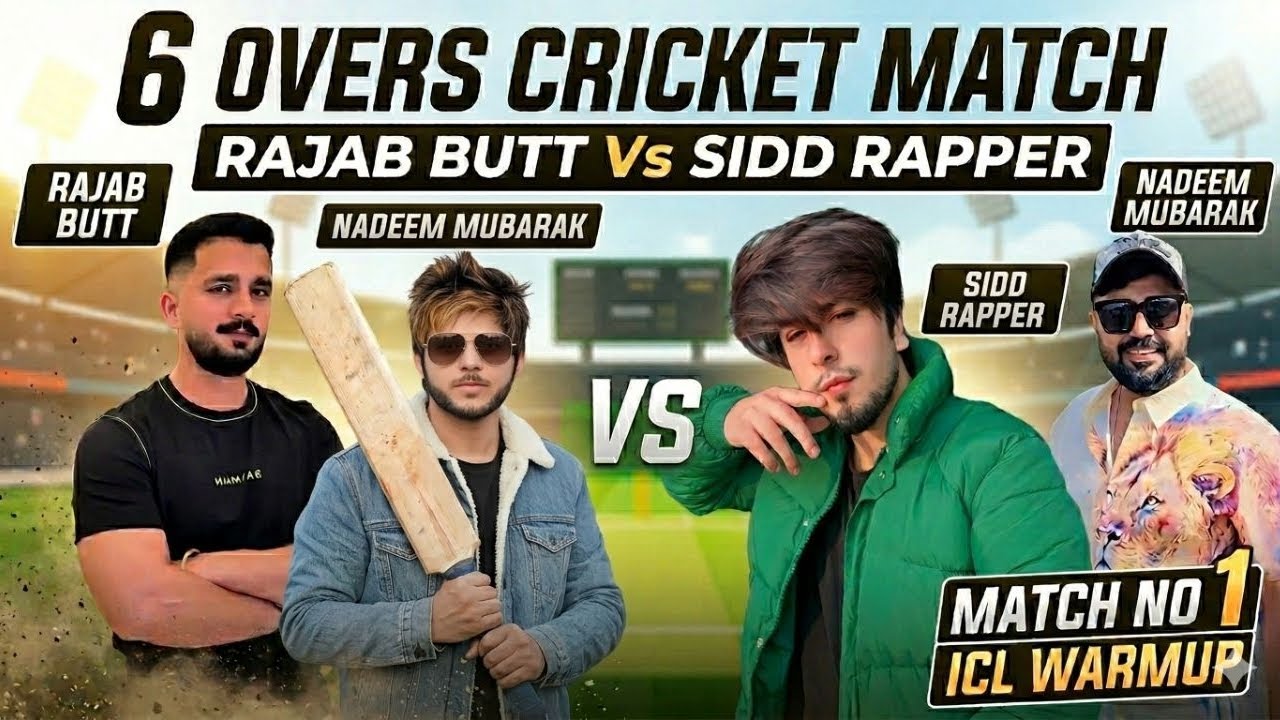 Icl Rapper Rajab Butt Vs Sidd Rapper🔥 ICL Warmup Match No 1 | Best Of 3 | Rajab ...