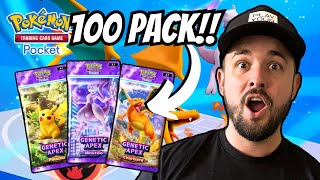 I OPENED 100X Pokemon TCG Pocket Charizard Packs