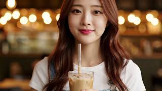 ASMR Cozy Coffee Brewing Crunchy Beans, Espresso Sounds & Iced Latte