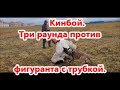 Кинбой. Три раунда. Собака против фигуранта с трубкой.