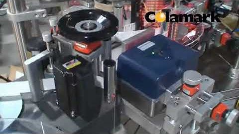 Colamark DN1 + A33  Automatic Denesting and Plunger Syringe Labeling System for prefilled Syringes