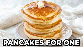 How to Make Pancakes for One | Fluffy, Single Serve Pancake Recipe