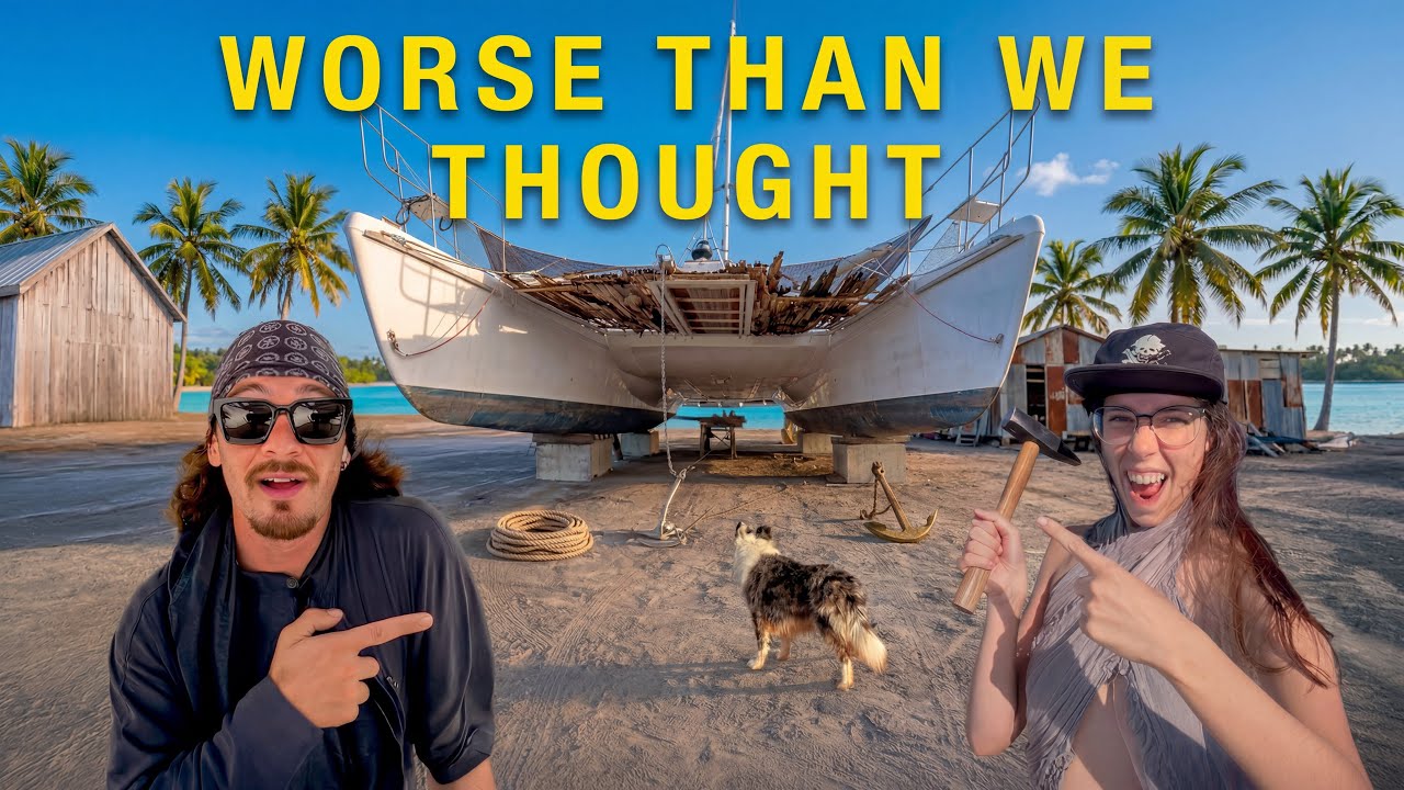 ⁣Dealing with Boat rot 😱￼⚒️