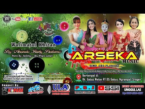 Live Streaming Campursari ARSEKA MUSIC // UNGGUL LAS (ULA) AUDIO // HVS SRAGEN CREW 01 SIANG