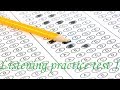 TOEIC  TEST ONLINE: listening practice test 1