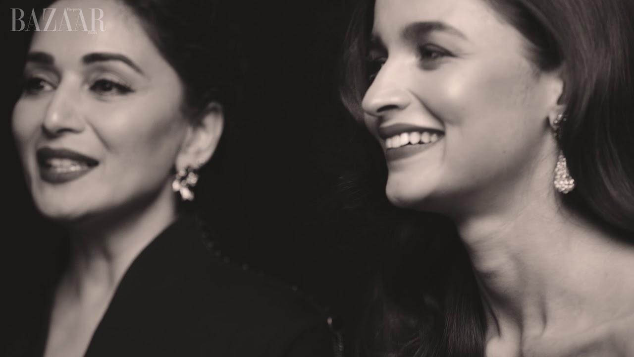 BAZAAR INDIA 10TH ANNIVERSARY COVER- MADHURI DIXIT, ALIA BHATT, SONAKSHI SINHA