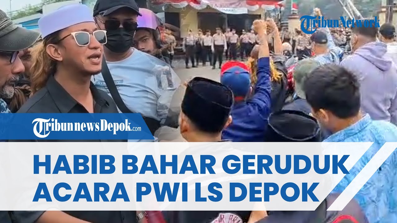 DETIK-DETIK Habib Bahar Geruduk Pelantikan PWI LS di Depok Buntut Bentrok Berdarah Pemalang
