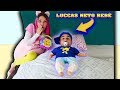 LUCCAS NETO FAKE VOLTA A SER BEBÊ - Kids pretend to play baby