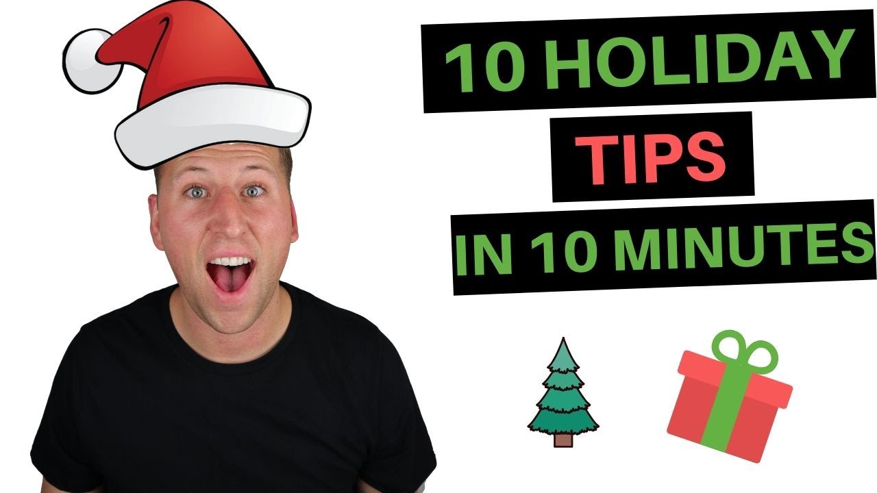 SAVING MONEY AROUND THE HOLIDAYS | 10 Holiday Tips in 10 minutes - YouTube