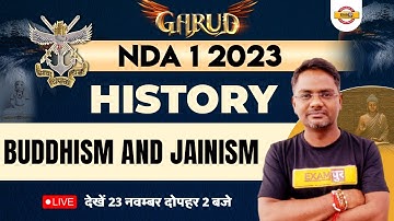 NDA 1 2023 | History Classes | Buddhism and Jainism For NDA 2023 | By Amarendra Sir