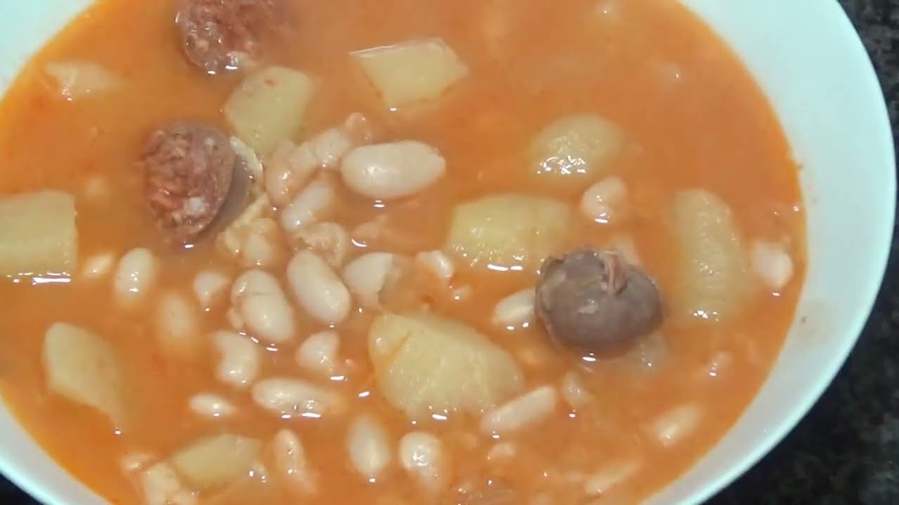 Judías blancas con verduras y chorizo 🍲 olla GM 🍀