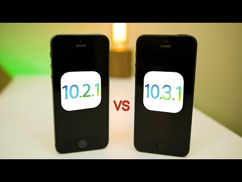 iOS 10.3.1 vs 10.2.1 on iPhone 5! | iPhone 5 10.3.1 vs 10.2.1 2017 Speed Comparison #RIP32Bit