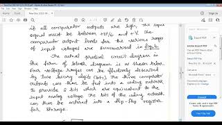 Simultaneous Analog to Digital Converter