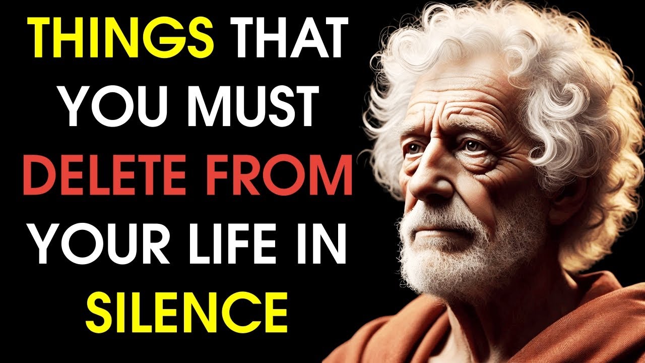 11 Things That You Must Delete From Your Life In Silence | Stoic Philosophy
