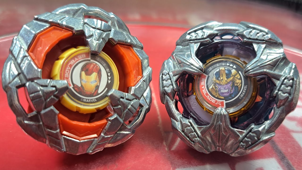 Beyblade X | IRON MAN 4-80B VS THANOS 4-60P UNBOXING, AND